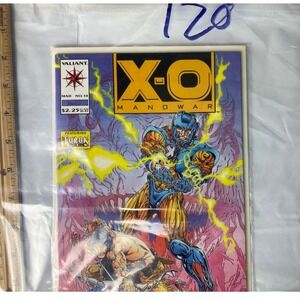 X O Manowar Comic Book 14 Valiant Comics 1993 Featuring Turok